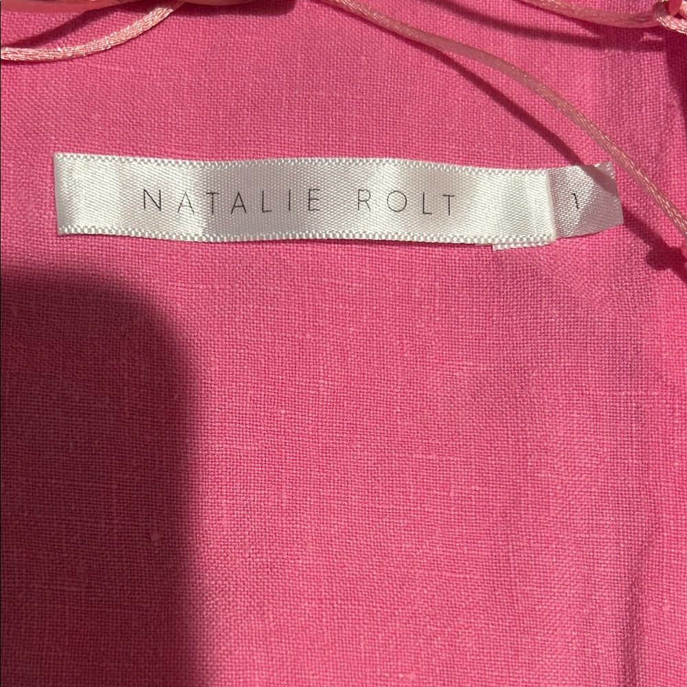 Pink Ruched Crop Top - Picture 3 of 3